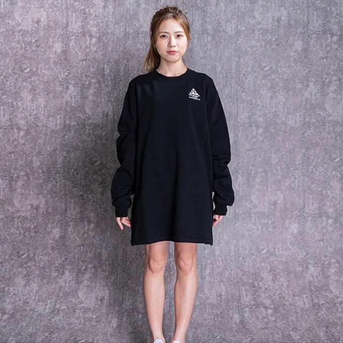 Off-White Floral Arrow Print Cotton Swea Dress