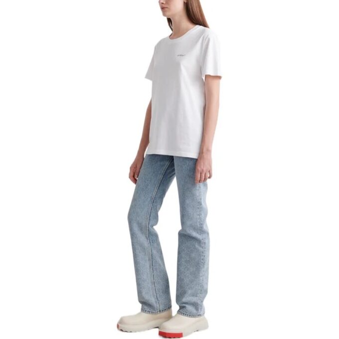 Off-White Floral Arrow Short Sleeve T-Shirt “White”