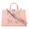 Off-White Flowers Arrow Pattern handbag Pink