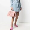 Off-White Flowers Arrow Pattern handbag Pink