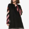 Off-White Geometric Gradient Mohair Sweater Black
