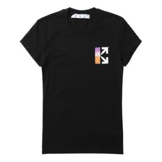 Off-White Gradient Carryover Fitted T-Shirt “Black Multicolor”