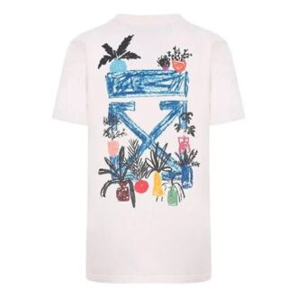 Off-White Graft Arrows Cotton Round Neck Short Sleeve Normal Fit