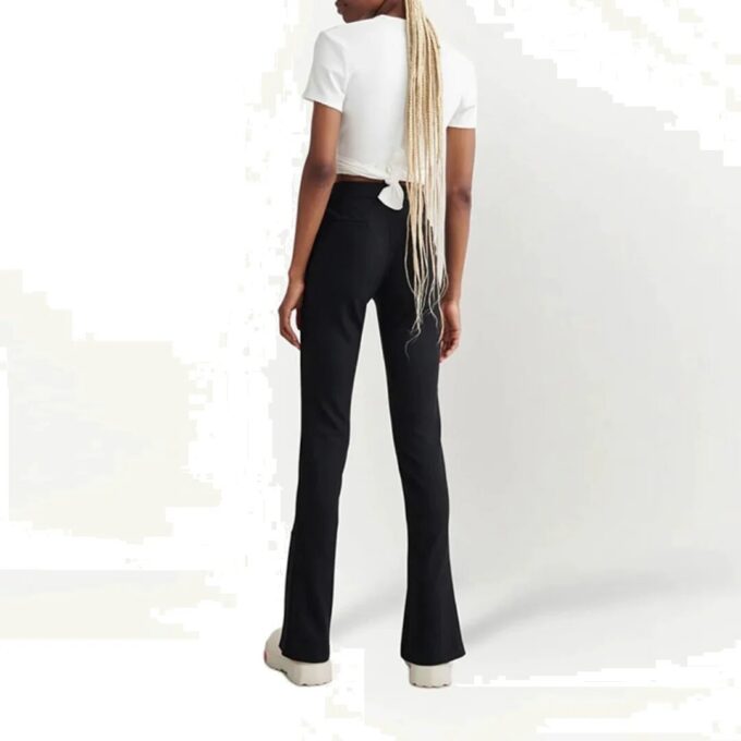 Off-White High-Waisted Tailored Trousers “Black”