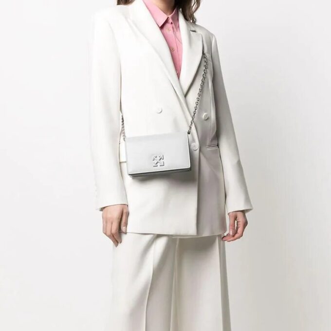 Off-White Jitney 0.5 SingleShoulderBag White