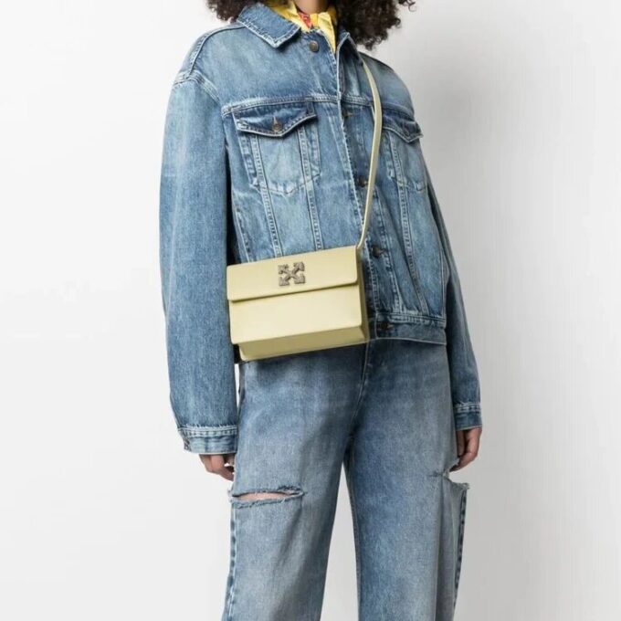Off-White Jitney Single-Shoulder Bag Yellow