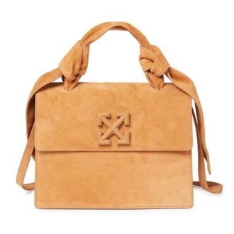 Off-White Jitney Suede Messenger Bag Yellow