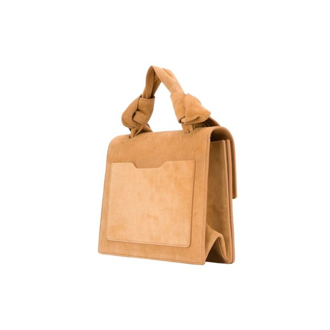 Off-White Jitney Suede Messenger Bag Yellow