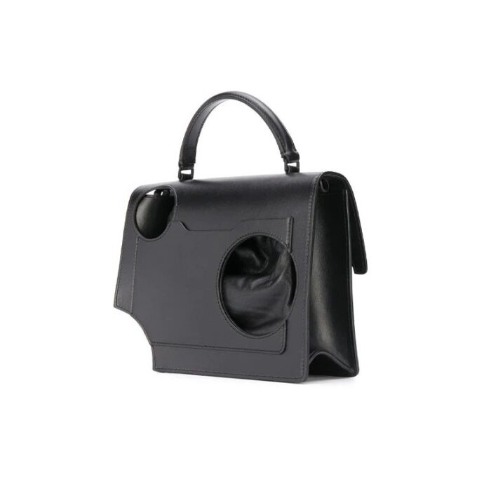 Off-White Leather Series Jitney 2.8 Single-Shoulder Bag Black