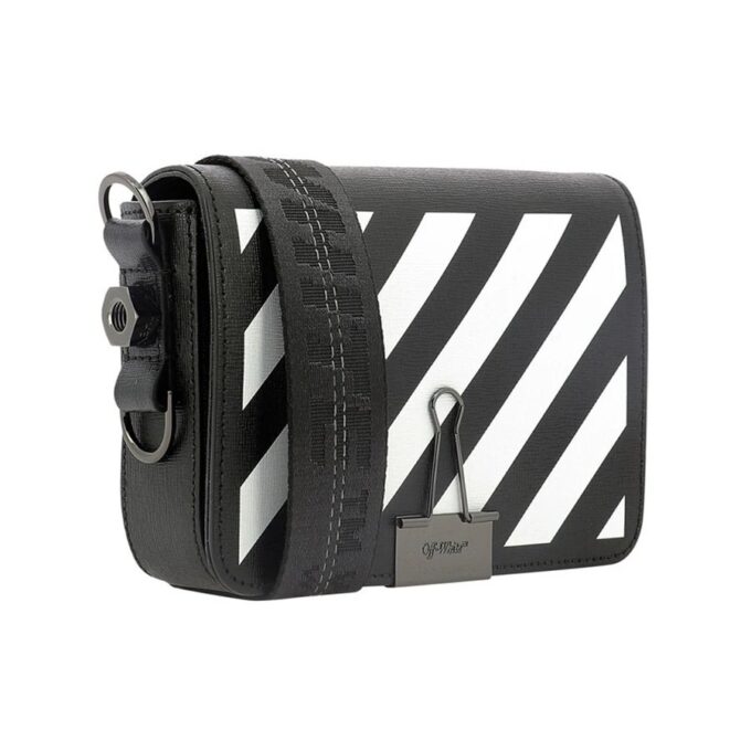 Off-White Leather shoulder bag Black/White