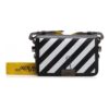 Off-White Letter Micro-label Deceleration Stripe Shoulder Bag Black