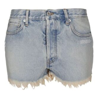 Off-White Light Blue Bleached Denim