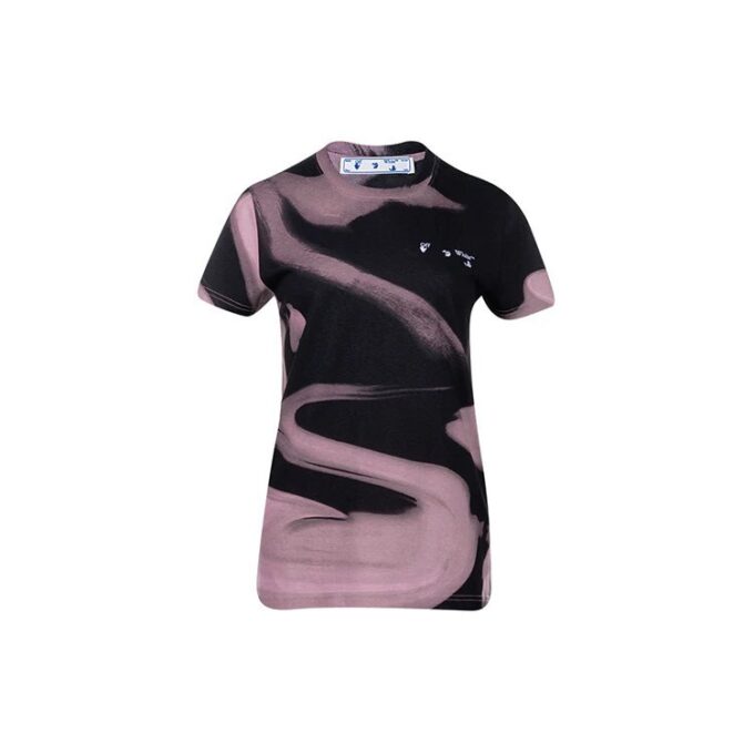 Off-White Liquid Melt Casual Tee “Nude White”