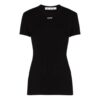 Off-White logo Applique Fitting Tee Black