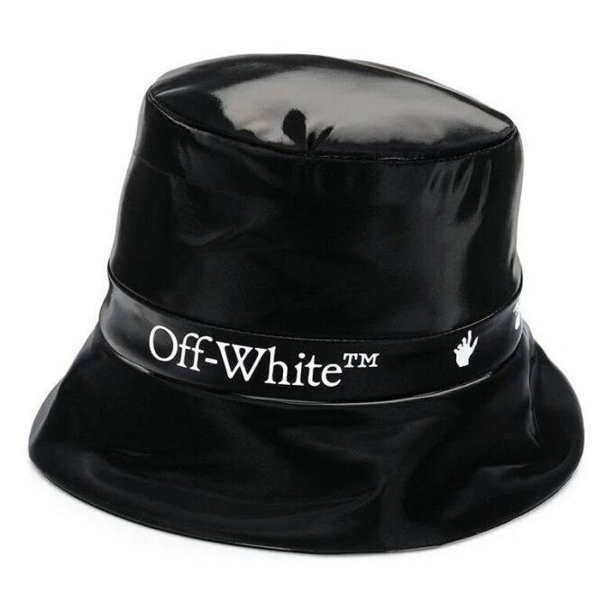 Off-White Logo Fisherman’ s Hat Black