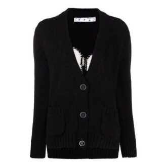 Off-White Logo Floating Cardigan “Black”