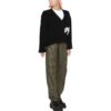 Off-White Logo Intarsia Cardigan “Black White”