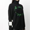 Off-White logo Knitted Sweater Black