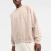 Off-White Logo-Print Cotton Sweatshirt “Pink”