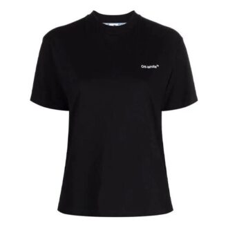 Off-White Logo-Print Diag T-shirt “Black”