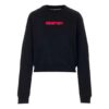 Off-White Logo Printing Long Sleeves Hoodie Ordinary Version Black