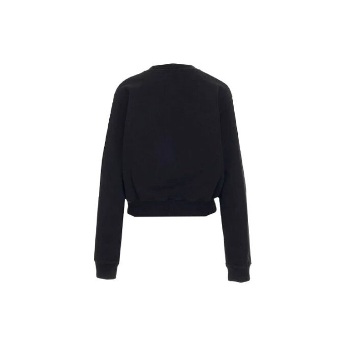Off-White Logo Printing Long Sleeves Hoodie Ordinary Version Black