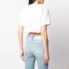 Off-White Logo ribbed Short Sleeve Loose Fit White