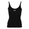 Off-White Logo Scoop Neck Tank Top “Black”