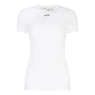 Off-White Logo Short Sleeve White