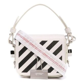 Off-White logo Shoulder Bag Messenger Bag White