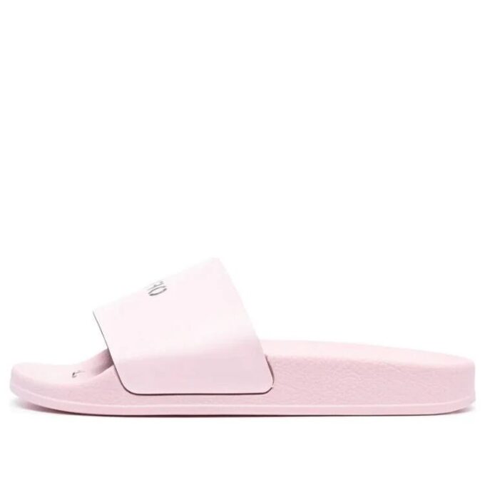 Off-White Logo Slides Slippers Pink