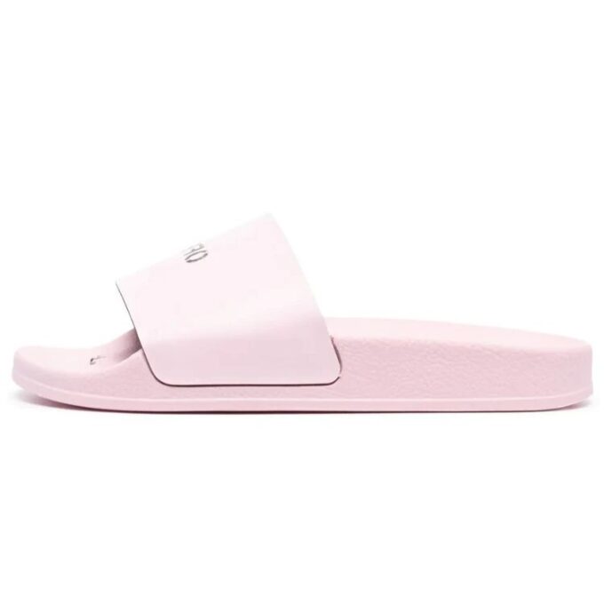 Off-White Logo Slides Slippers Pink