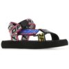 OFF-WHITE Logo-Strap Trek Sandals “Black Multi-Color”