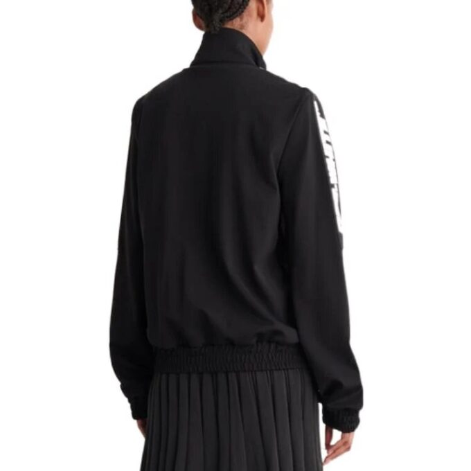 Off-White Logo-Tape Track Jacket “Black”