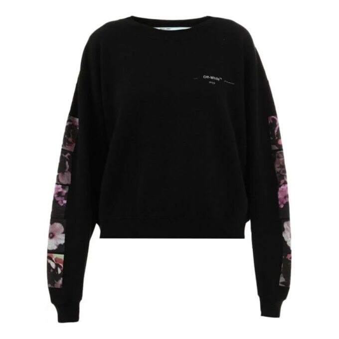 Off-White Loose Flowers Printing Black