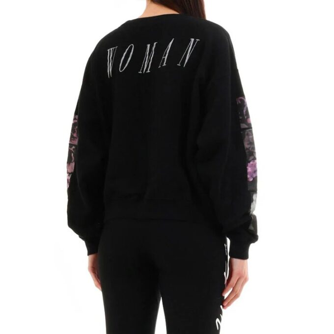 Off-White Loose Flowers Printing Black