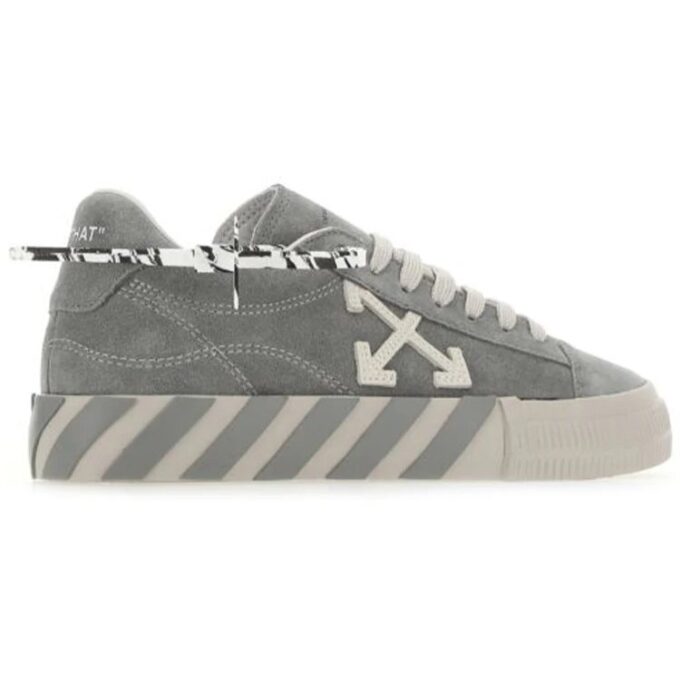 Off-White Low-Top Sports Shoes Gray