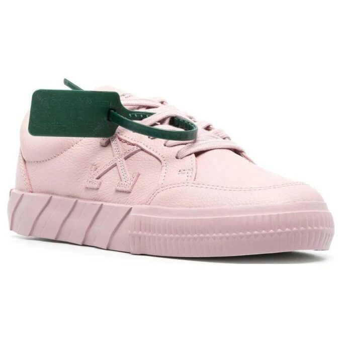 Off White Low Vulcanized Roze “Pink Green”