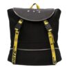 Off-White Men’ s 21 logo Printing Series Functional backpack schoolbag Black