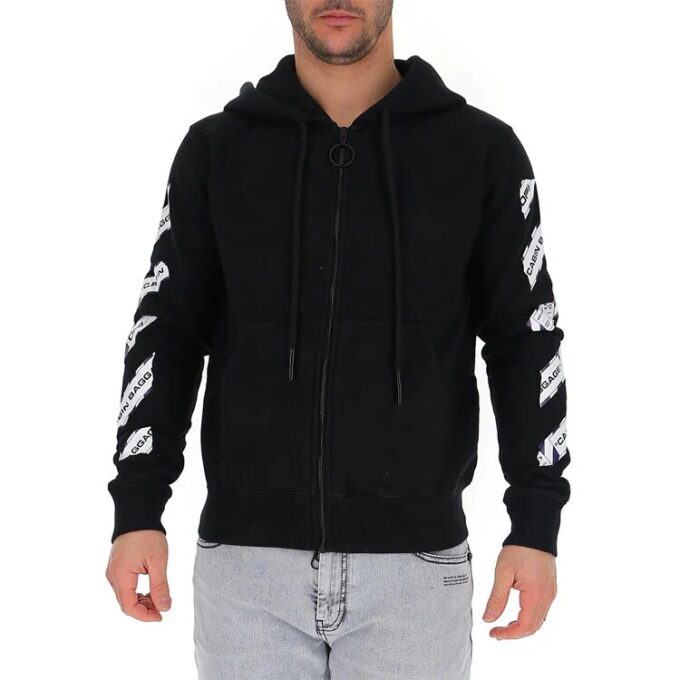 Airport Tape Slim Zip Hoodie