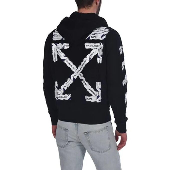 Airport Tape Slim Zip Hoodie