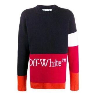 Off-White Men’ s Alphabet logo Knit