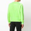 Off-White Men’ s Alphabet logo Pattern Long Sleeves Loose Fit Green