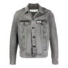 Off-White Men’ s Arrow Denim Jacket Gray