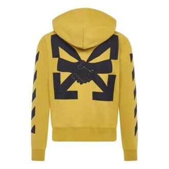 Off-White Men’ s Arrow Zipper Turmeric