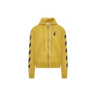 Off-White Men’ s Arrow Zipper Turmeric