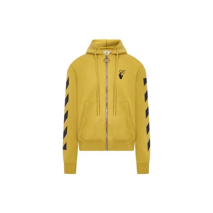 Off-White Men’ s Arrow Zipper Turmeric