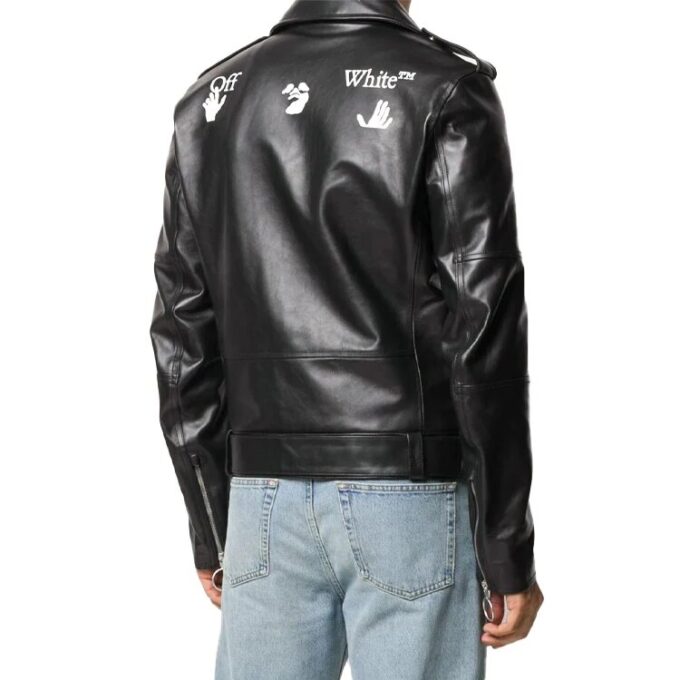 Off-White Men’ s Asymmetric Black Jacket