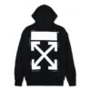 Off-White Men’ s Back Arrow Zipper Black