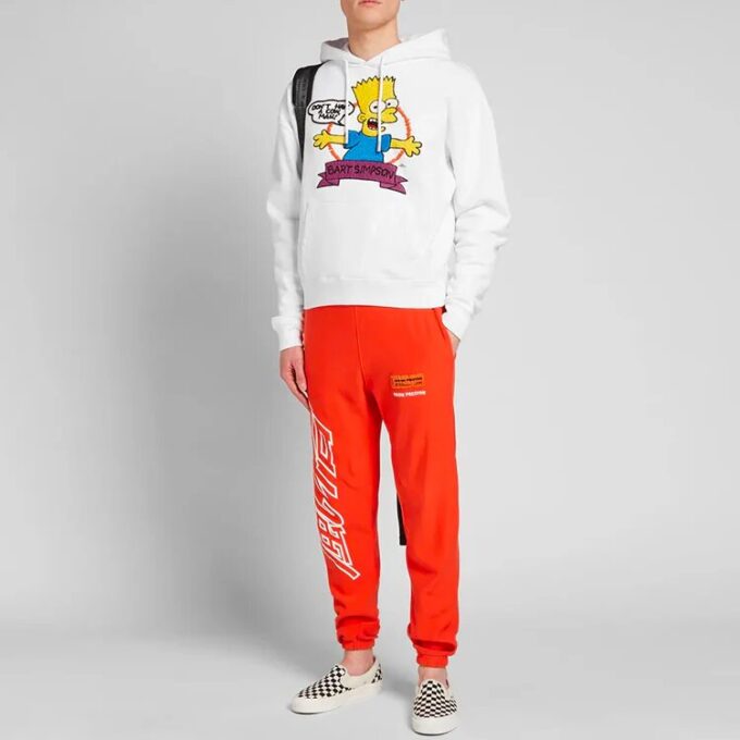 Off-White Men’ s Bart Simpson Printing White